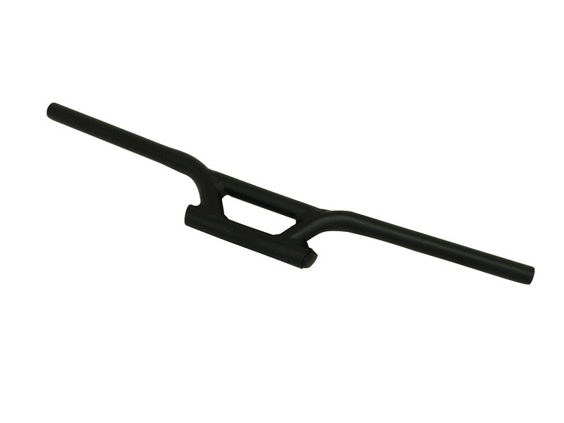 GHIDON - ZOOM - alu 6061, curbat, 25.4, 640x6x70, intarire mijloc, negru