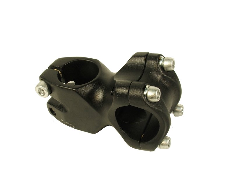 PIPA GHIDON - ZOOM, A-HEAD, alu, 28.6 / 31.8, 50, +10º, forjat, negru mat