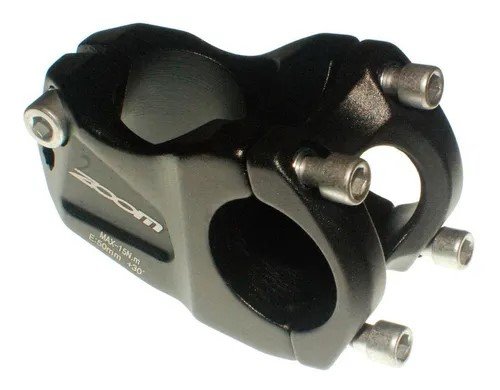 PIPA GHIDON - ZOOM, A-HEAD, alu, 28.6 / 31.8, 50, +30º, forjat, negru mat