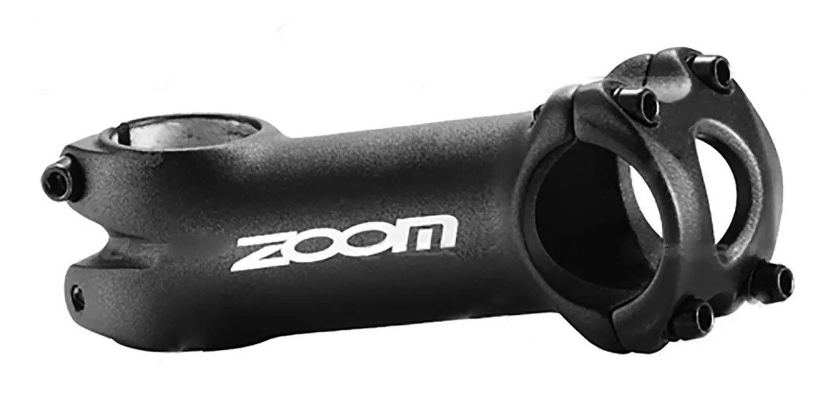 PIPA GHIDON - ZOOM, A-HEAD, alu, 28.6 / 31.8, 90, +7º, forjat, negru mat