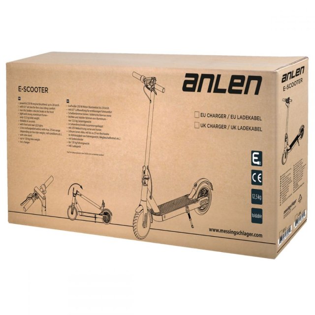 TROTINETA ELECTRICA - ANLEN, roti 8,5”, Li-Ion, 250w