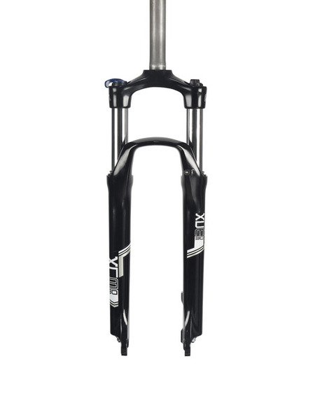FURCA TELESCOPICA  27.5'' - SR SUNTOUR XCM DS-HLO-100MM-AHEAD 1.1/8'', negru mat