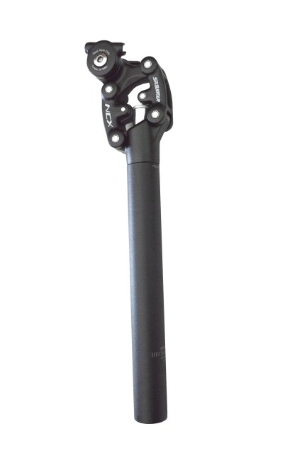 TEAVA SA - SR SUNTOUR - NCX, 27.2x400, cu amortizor, arc medium, sistem paralelogram, negru