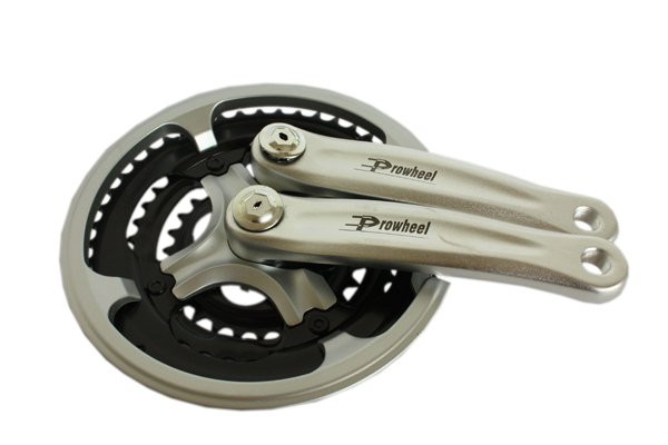 ANGRENAJ - PROWHEEL, 48/38/28T, 170, alu, negru