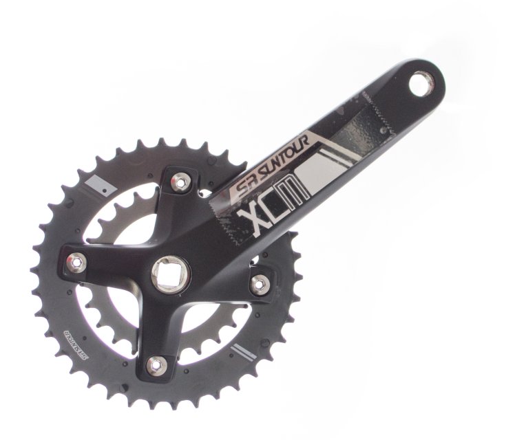 ANGRENAJ - SR SUNTOUR - XCM-D, 38AL/24T, 175, comp 10 vit