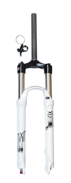 FURCA TELESCOPICA  27.5'' - SR SUNTOUR XCR32 DS-RL-R-120MM-AHEAD 1.1/8'', alb