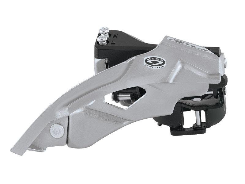 SCHIMBATOR FATA - SHIMANO - ALTUS FD-M370, 34.9/31.8, colier jos, dual pull