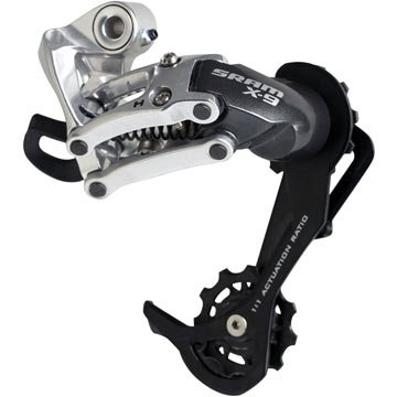 SCHIMBATOR SPATE - SRAM - X.9, 9 vit, long cage