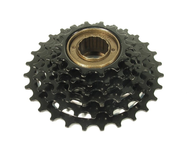 PINION - FW, 14-28T, 6 viteze, simplu, negru