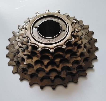 PINION - 14-28T, 6 viteze, index, SunRun