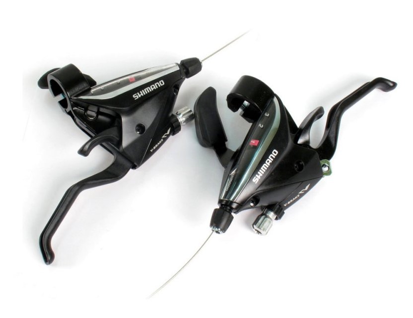 MANETA SCHIMBATOR/FRANA - SHIMANO - ST-EF65-8, ACERA, 8/3 viteze