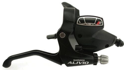 MANETA SCHIMBATOR/FRANA SPATE - SHIMANO - ST-M410, ALIVIO, 8 viteze