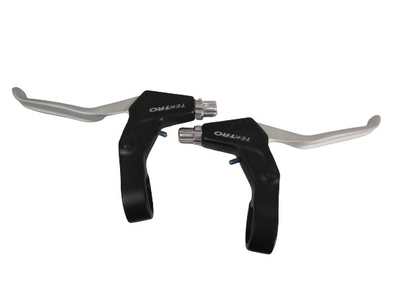 MANETA FRINA - TEKTRO - MT3.0, MTB, tip V, pereche, negru/argintiu