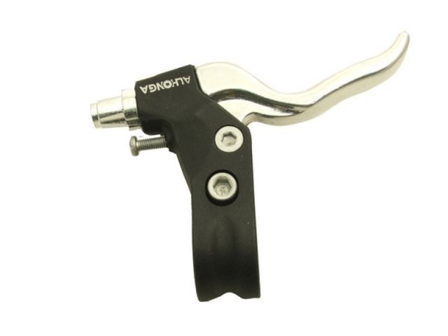MANETA FRINA - ALHONGA, BMX, 2 degete, alu/pvc, pereche