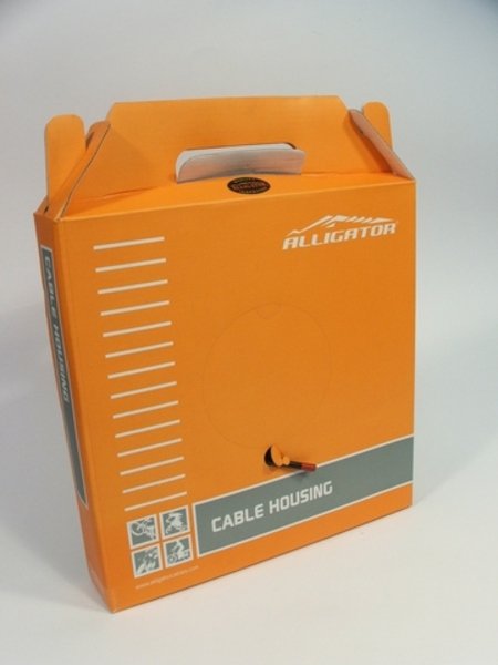INVELIS CABLU - ALLIGATOR - 186BK, STSP profesional, Ø5, frana-schimbator, insertie plasa otel, teflonat, 10 m/pachet