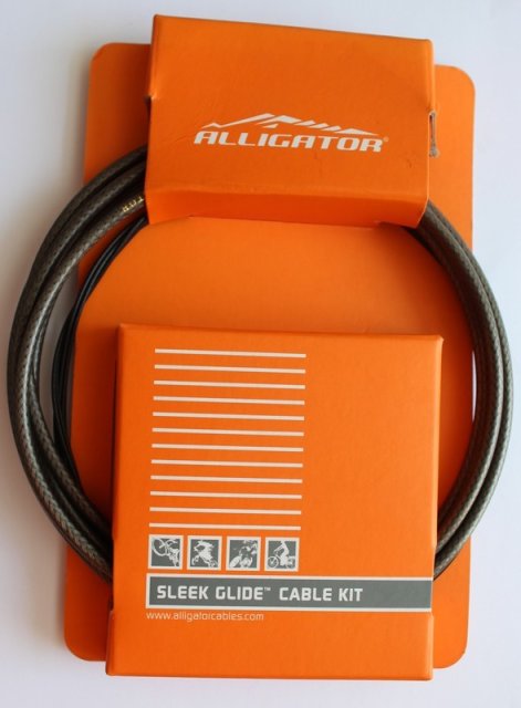 SET CABLU FRANA - ALLIGATOR - BPTSB SLEEK GLIDE, universal, fumuriu, cabluri PTFE+invelis SP multistrat+accesorii 