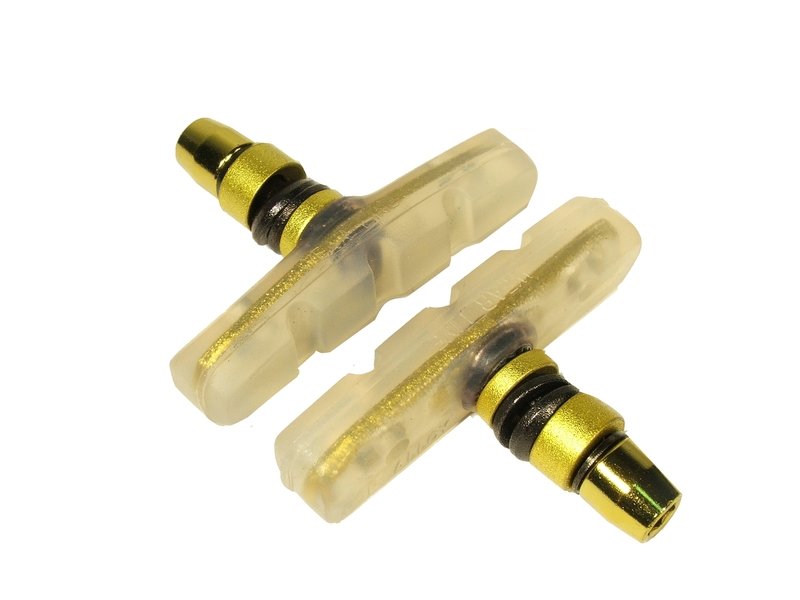 SABOT FRINA - filet, tip V, 60, transparent-auriu