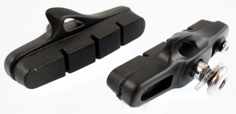 SABOT FRINA - ALLIGATOR - RD302-1, cursiera, rezerva sabot schimbabil / negru, corp alu CNC / negru, 55mm, Shimano 105SC/Ultegra/Dura-Ace