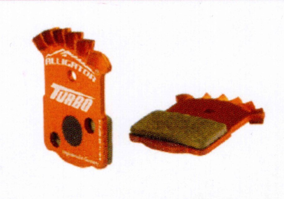 PLACUTA FRINA - ALLIGATOR - TB041, turbo cool semi metalic dual, tehnologie Thermguard, Magura MT2/MT4/MT6/MT8
