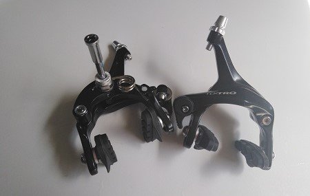 FRINA POTCOAVA - TEKTRO, cursiera, alu, dual pivot, negru