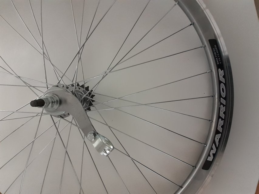 ROATA SPATE 28''/29''(622), janta dubla Warrior argintiu, butuc torpedou Velosteel