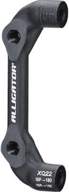 ADAPTOR ETRIER DISC - ALLIGATOR - XQ22, forjat, conversie furca IS180/PM180, cadru IS160/PM160 