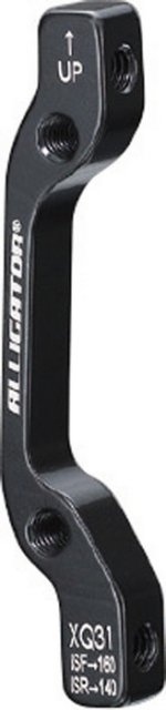 ADAPTOR ETRIER DISC - ALLIGATOR - XQ31, forjat, conversie furca IS160/PM160, cadru IS140/PM140 