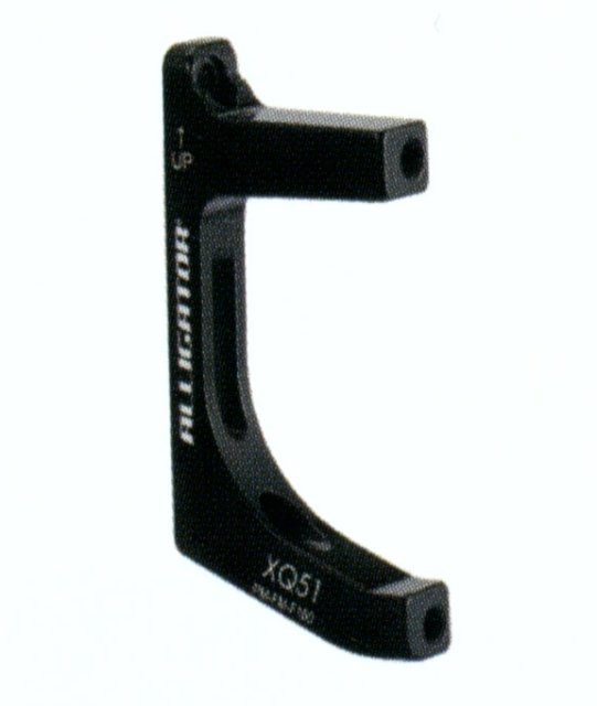 ADAPTOR ETRIER DISC - ALLIGATOR - XQ51, forjat, conversie furca PM160/Flat Mount160
