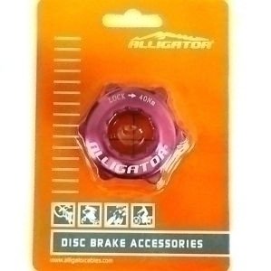 ADAPTOR CENTER LOCK + SURUB FIXARE - ALLIGATOR, CLA01, rosu