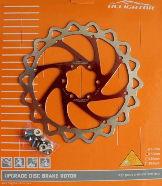 DISC - ALLIGATOR - iWAWE, R14RD, 160, rosu