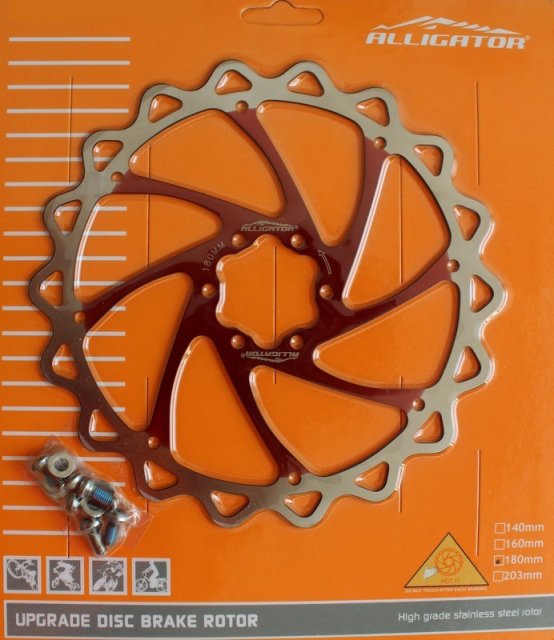 DISC - ALLIGATOR - iWAWE, R15RD, 180, rosu