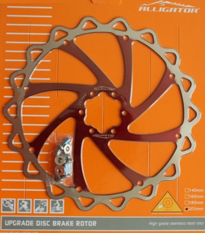 DISC - ALLIGATOR - iWAWE, R16RD, 203, rosu