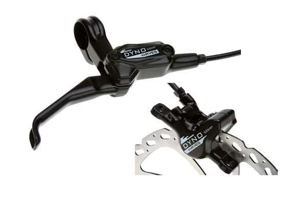 FRINA DISC - HAYES Dyno Comp, spate, hidraulic, PM, negru, cu rotor 160, fara adaptor