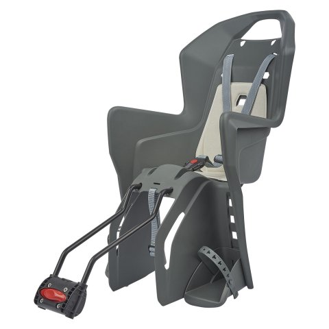 SCAUN COPII - POLISPORT - KOOLAH 29, FFS, spate, fixare spate cadru ( teava sa ), ECO QUICK, recomandat ptr.cadre 29” si cadre mici: 26''/27.5'', gri c./crem