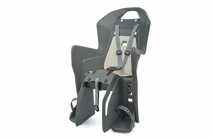 SCAUN COPII - POLISPORT - KOOLAH, CFS, spate, fixare spate portbagaj, gri c./crem