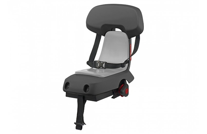 SCAUN COPII - POLISPORT - GUPPY JUNIOR+PLUS, spate, fixare spate portbagaj, gri inchis/gri deschis, sarcina 35 kg
