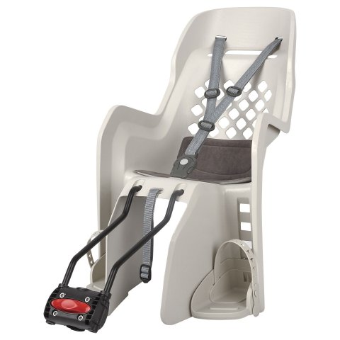 SCAUN COPII - POLISPORT - JOY 29, FFS, spate, fixare spate cadru ( teava sa ), ECO QUICK, recomandat ptr.cadre 29” si cadre mici: 26''/27.5'', crem/gri inchis