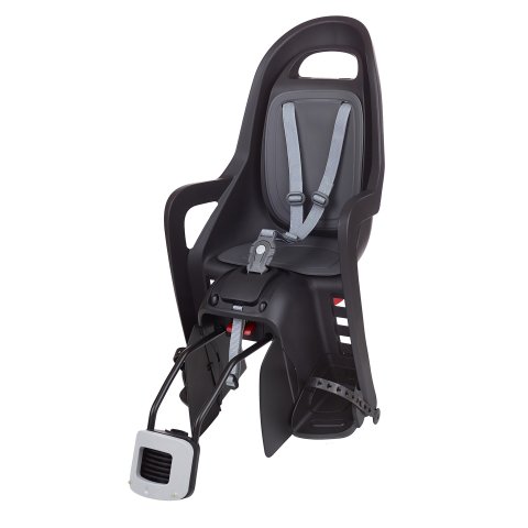 SCAUN COPII - POLISPORT - GROOVY RS PLUS, FFS, spate, fixare spate cadru ( teava sa ), ECO QUICK, inclinabil, glisabil, negru/gri