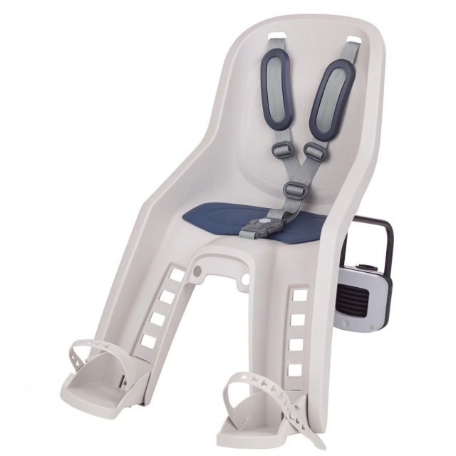SCAUN COPII - POLISPORT - BUBBLY MINI PLUS, FF, fata, fixare spate cadru ( teava sa ), ECO QUICK, glisabil, crem/albastru 