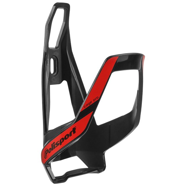 SUPORT BIDONAS - POLISPORT - PRO, negru/rosu