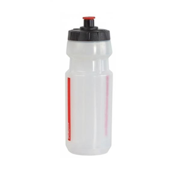 BIDONAS - POLISPORT - SCALE - 700 ml, transparent/rosu