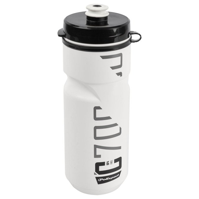 BIDONAS - POLISPORT - C700 - 700 ml, alb/negru
