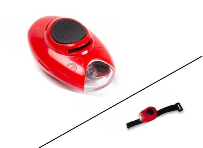 LAMPA SPATE / SCLIPITOR -  mini, baterii, 1 led