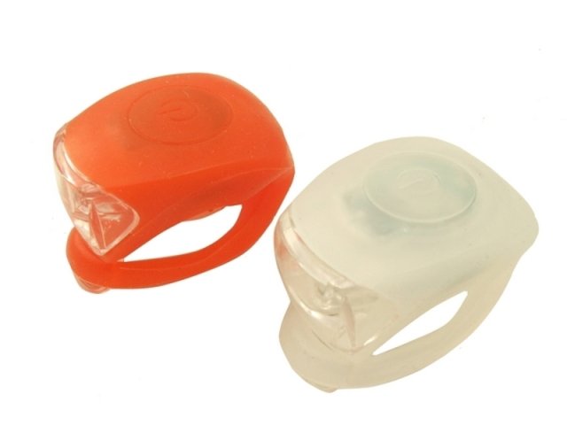 SET LAMPA MINI - fata+spate, 2 led, 2 functii