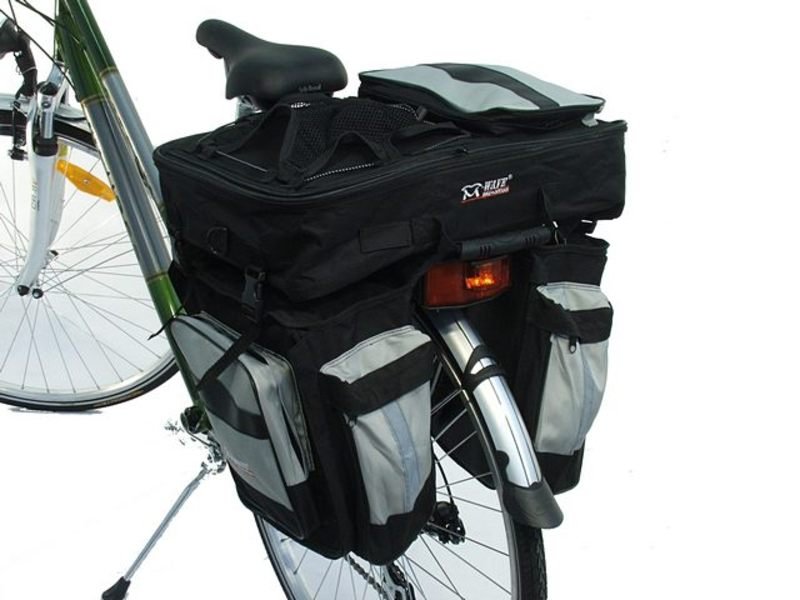 GEANTA - pe portbagaj spate, 2+1 compartimente, 50 L