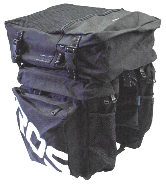 GEANTA - pe portbagaj spate, 2+1 compartimente, 45 L