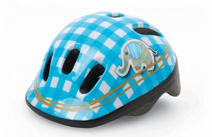 CASCA PROTECTIE COPII - POLISPORT - ELEPHANT, uni size XXS: 44-48, alb/albastru