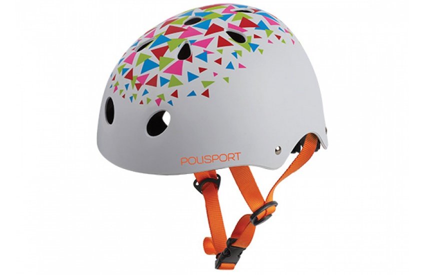 CASCA PROTECTIE JUNIOR - POLISPORT - URBAN RADICAL - TRIANGLES, uni size: 53-55