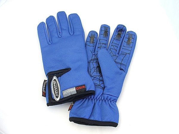 MANUSI IARNA - ALTRIX - WINDPROOF, grip silicon paianjen, albastru