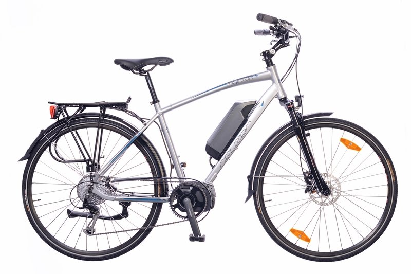 BICICLETA ELECTRICA NEUZER E-MENTON - 28” Gri/Alb-Albastru